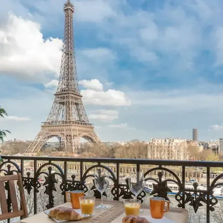 Luxury With View On Eiffel Tower Apartamento