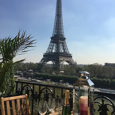 Luxury With View On Eiffel Tower Apartamento París